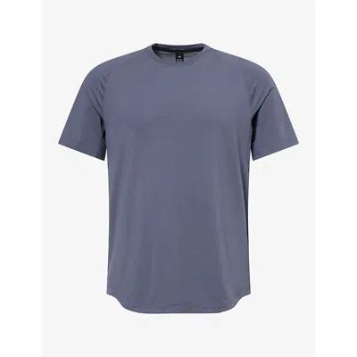 Lululemon Mens License To Train Short-sleeve Stretch-jersey T-shirt Dusty Diamond