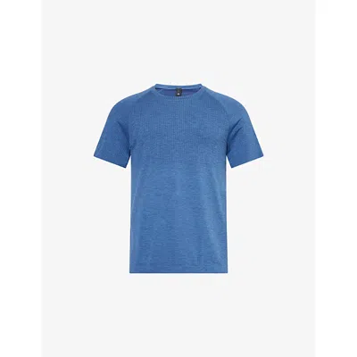 Lululemon Mens  Metal Vent Tech 2.0 Stretch-woven T-shirt In Night Sea/soft Denim