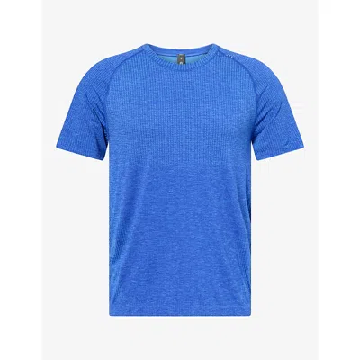 Lululemon Mens  Metal Vent Tech Short-sleeve T-shirt In Ocean Wv/beach Bl Blu