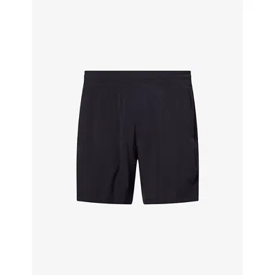Lululemon Mens Black Pace Breaker 7-inch Lined Jersey Shorts