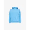 Lululemon Mens Pool Party Steady State Dropped-shoulder Cotton-blend Hoody In Blue