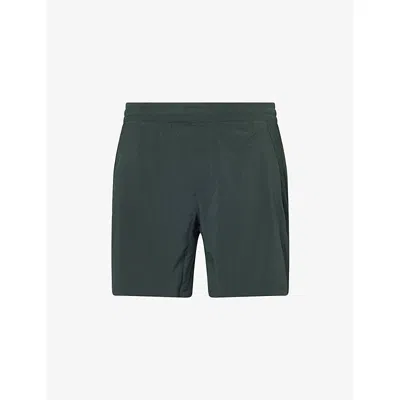 Lululemon Mens Rainforest Green Pace Breaker 7-inch Woven Shorts