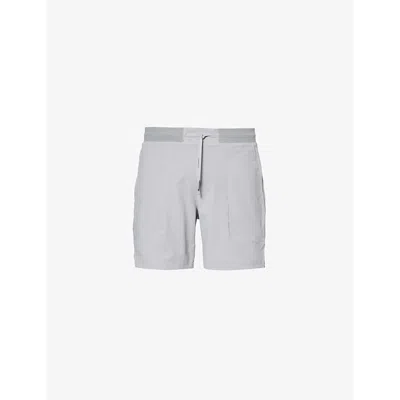 Lululemon Mens  License To Train Regular-fit Stretch-woven Shorts In Silver Drop