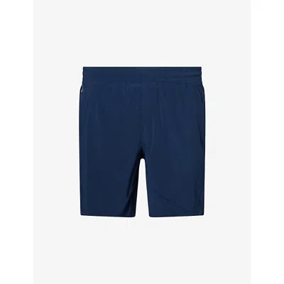 Lululemon Mens True Navy Pace Breaker 7'' Mid-rise Stretch-woven Shorts In Blue