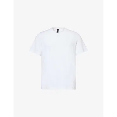 Lululemon Mens Regular-fit Crewneck Stretch-jersey T-shirt White Xl