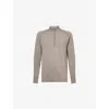 Lululemon Rulu Fleece Half-zip Long-sleeve Shirt In Gray