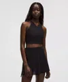 Lululemon Mesh Cross-front Cropped Tank Top B/c Cup Slnsh Collection