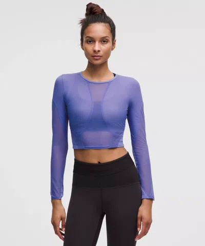 Lululemon Mesh Panelled Training Long Sleeve Shirt