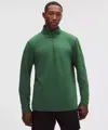 Lululemon Mesh Soft Jersey Half Zip In Green