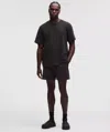 Lululemon Mesh Soft Jersey Short 5" In Black