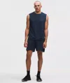 Lululemon Mesh Soft Jersey Short 5" In Blue