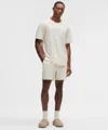 Lululemon Mesh Soft Jersey Short 5" In White