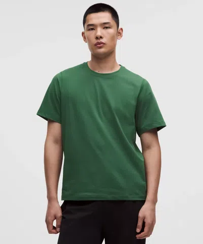 Lululemon Mesh Soft Jersey Short-sleeve Shirt In Green