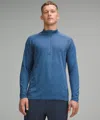Lululemon Metal Vent Tech Half Zip In Night Sea/soft Denim