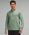 Lululemon Metal Vent Tech Half Zip In Green