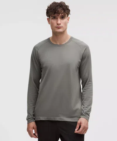 Lululemon Metal Vent Tech Long-sleeve Shirt In Gray
