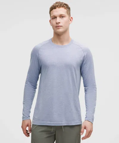 Lululemon Metal Vent Tech Long-sleeve Shirt In Blue