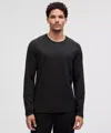 Lululemon Metal Vent Tech Long-sleeve Shirt Glow Stripe In Black