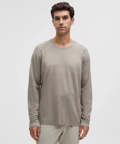 Lululemon Metal Vent Tech Long-sleeve Shirt In Gray
