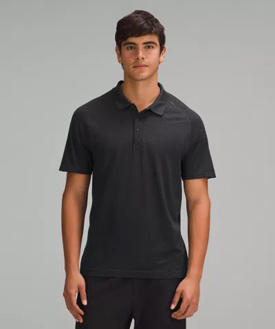 Lululemon Metal Vent Tech Polo Shirt In Black