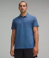 Lululemon Metal Vent Tech Polo Shirt In Blue