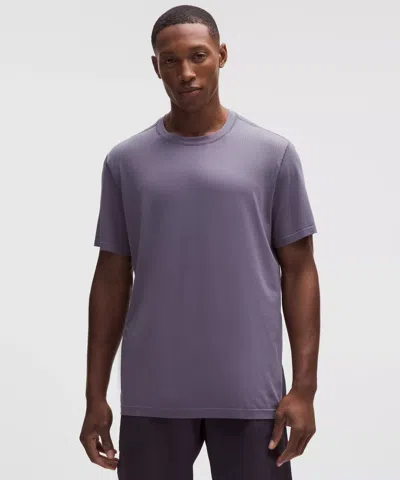 Lululemon Metal Vent Tech Relaxed-fit Short-sleeve Shirt In Purple