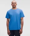 Lululemon Metal Vent Tech Relaxed-fit Short-sleeve Shirt In Blue