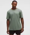 Lululemon Metal Vent Tech Relaxed-fit Short-sleeve Shirt In Green