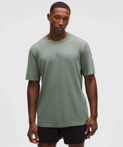 Lululemon Metal Vent Tech Relaxed-fit Short-sleeve Shirt In Green
