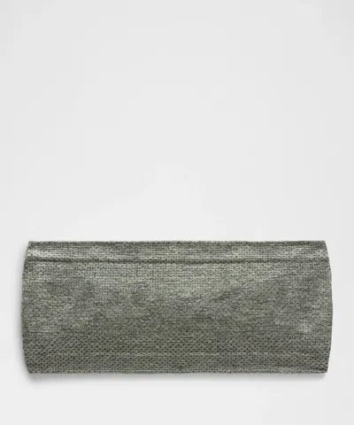 Lululemon Metal Vent Tech Seamless Wide Headband In Green