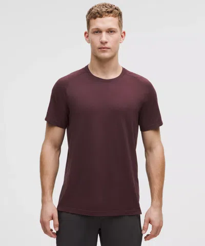 Lululemon Metal Vent Tech Short-sleeve Shirt In Red