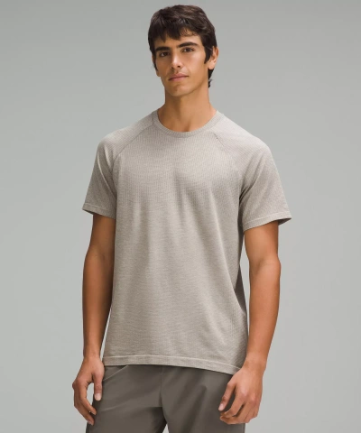 Lululemon Metal Vent Tech Short-sleeve Shirt In Gray