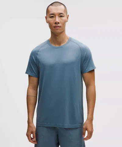 Lululemon Metal Vent Tech Short-sleeve Shirt In Blue