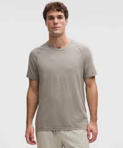 Lululemon Metal Vent Tech Short-sleeve Shirt In Gray