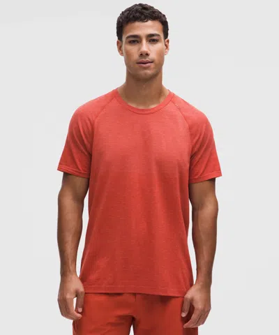 Lululemon Metal Vent Tech Short-sleeve Shirt In Red