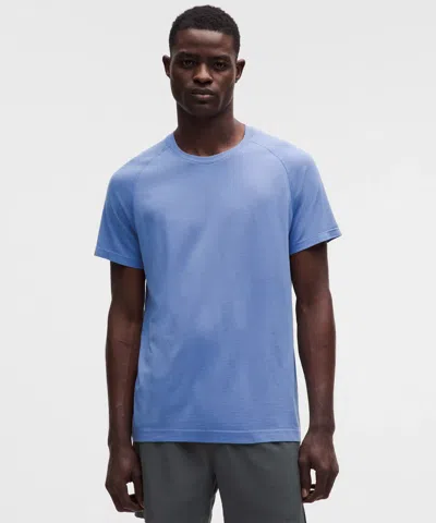 Lululemon Metal Vent Tech Short-sleeve Shirt In Blue