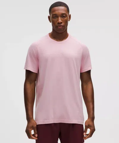 Lululemon Metal Vent Tech Short-sleeve Shirt In Pink