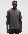 Lululemon Mile Maker Mesh Short-sleeve T-shirt In Gray