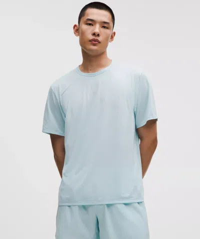 Lululemon Mile Maker Mesh Short-sleeve T-shirt In Blue