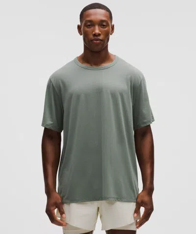 Lululemon Mile Maker Mesh Short-sleeve T-shirt In Gray