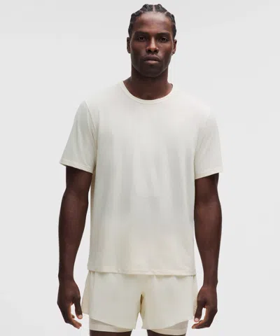 Lululemon Mile Maker Mesh Short-sleeve T-shirt In Neutral