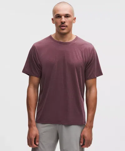Lululemon Mile Maker Mesh Short-sleeve T-shirt In Purple