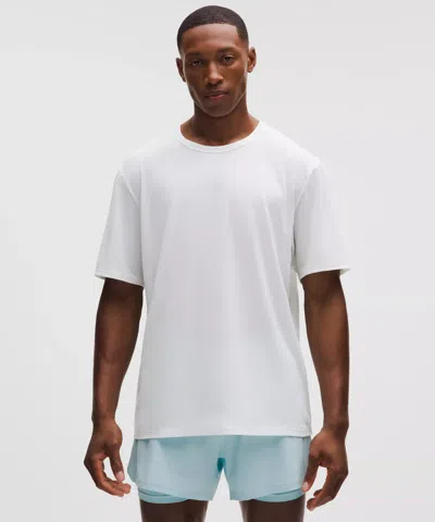 Lululemon Mile Maker Mesh Short-sleeve T-shirt In White