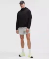 Lululemon Mile Maker Reflective Linerless Short 6" In Black