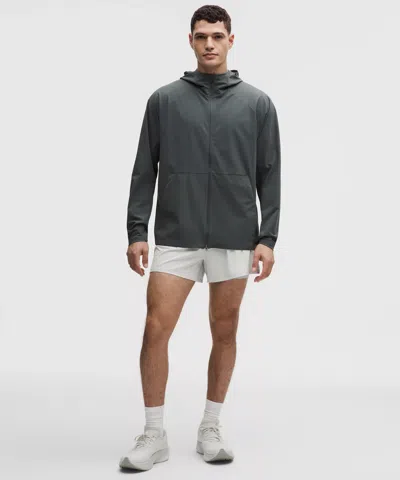 Lululemon Mile Maker Ripstop Lined Short 4" In White