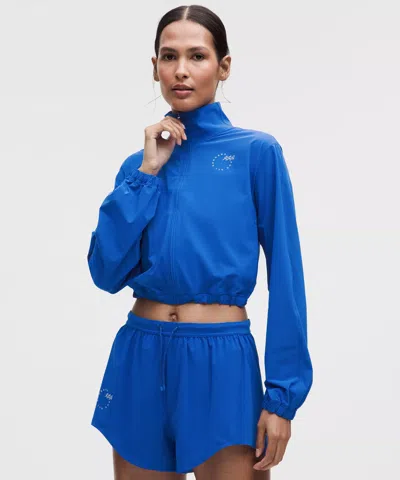 Lululemon Mile Maker Run Crew Graphic Cinch-hem Jacket