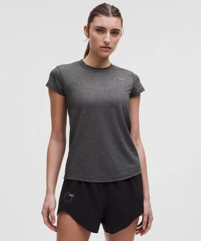 Lululemon Mile Maker Run Crew Graphic Mesh Short-sleeve Shirt