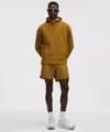 Lululemon Mile Maker Run Crew Ripstop Lined Short 6" In Gold