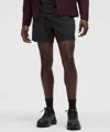 Lululemon Mile Maker Run Crew Ripstop Lined Short 6" In Black