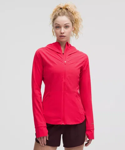 Lululemon Mist Over Windbreaker In Red